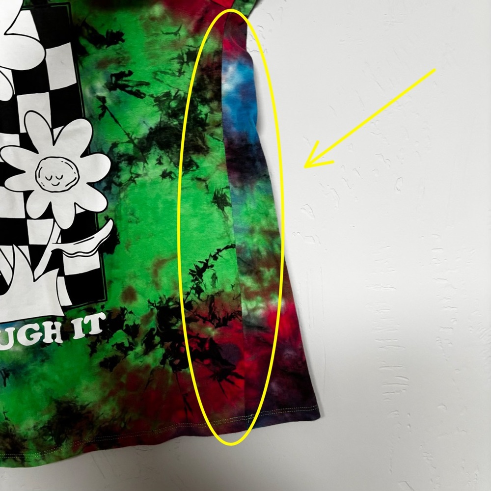 Zumiez a.Lab Women’s Colorful Tie-Dye Graphic T-Shirt - Picture 6 of 10